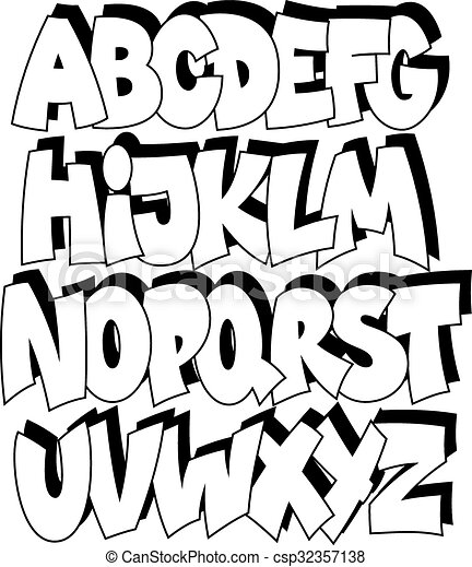 Detail Alfabet Graffiti Nomer 17