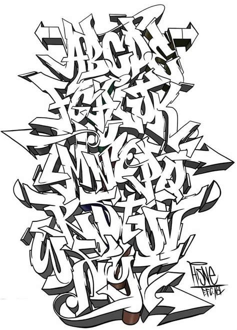 Detail Alfabet Graffiti Pinterest Nomer 7