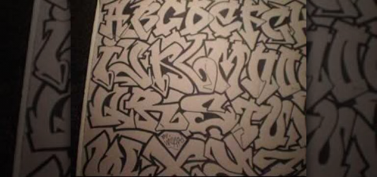 Detail Alfabet Graffiti Wizard Nomer 8