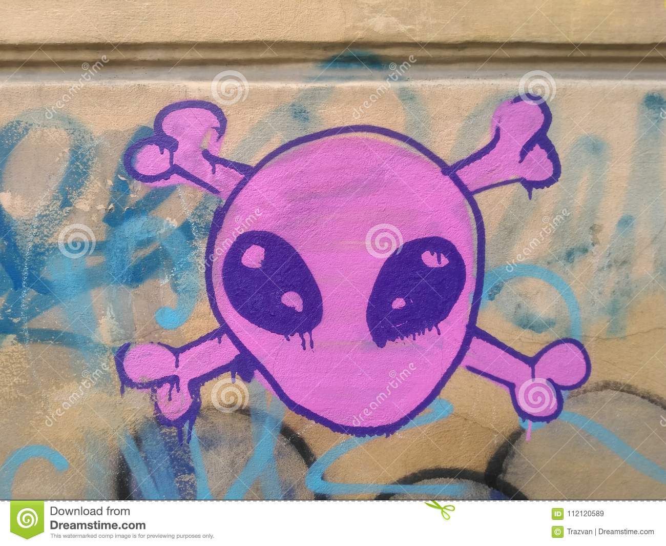 Detail Alien Graffiti Nomer 5