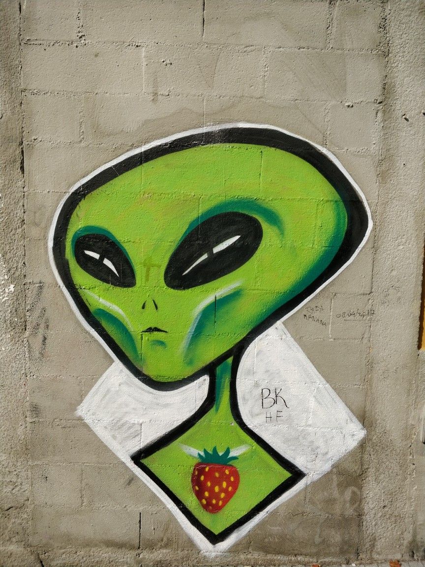 Detail Alien Graffiti Nomer 10