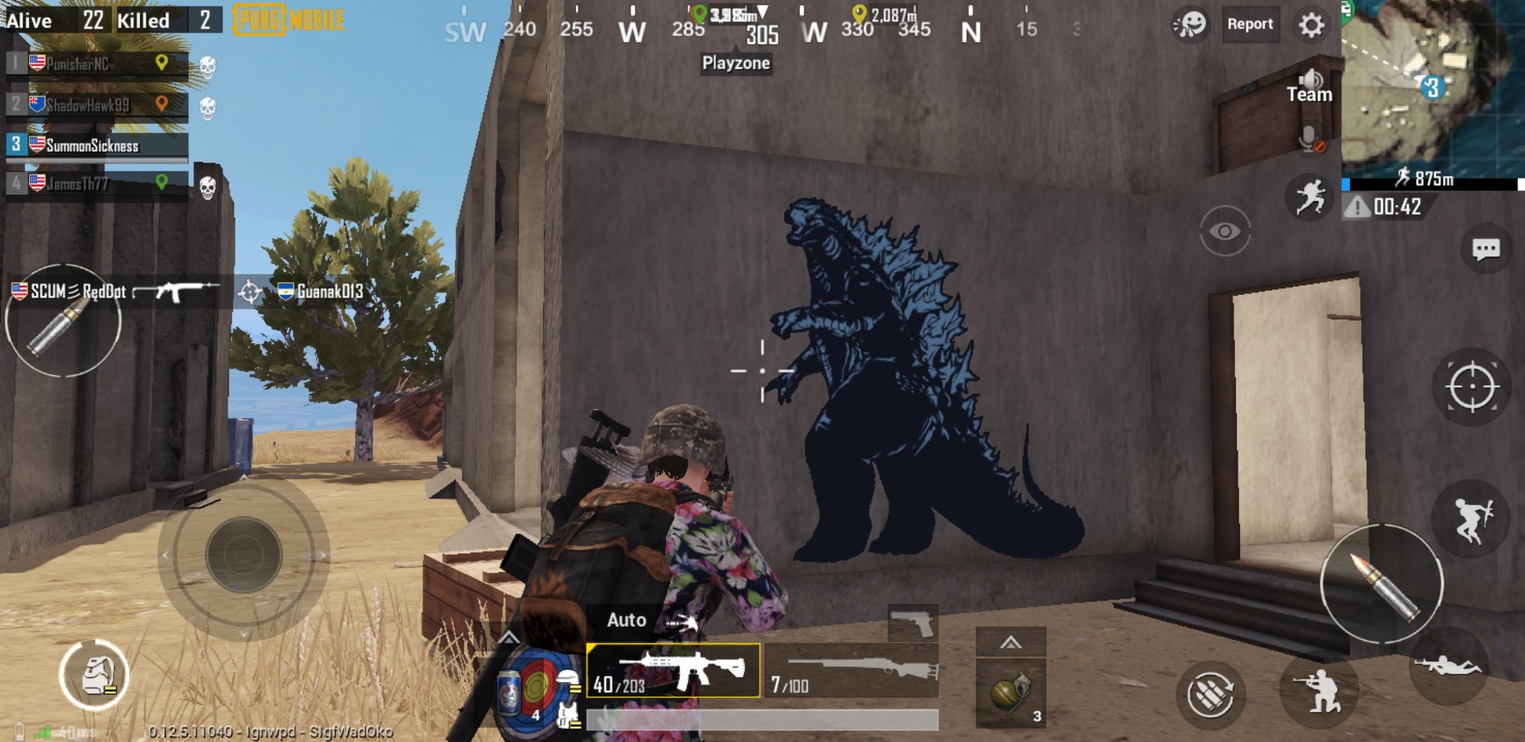 Detail All Godzilla Graffiti Pubg Mobile Nomer 6