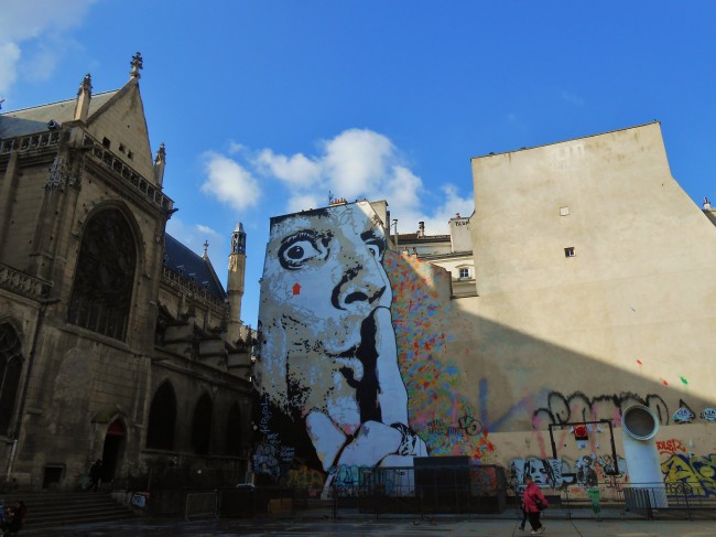 Detail All One Graffiti Paris Beaubourg Nomer 7