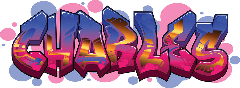 Detail Alphabet 3d Graffiti Nomer 50