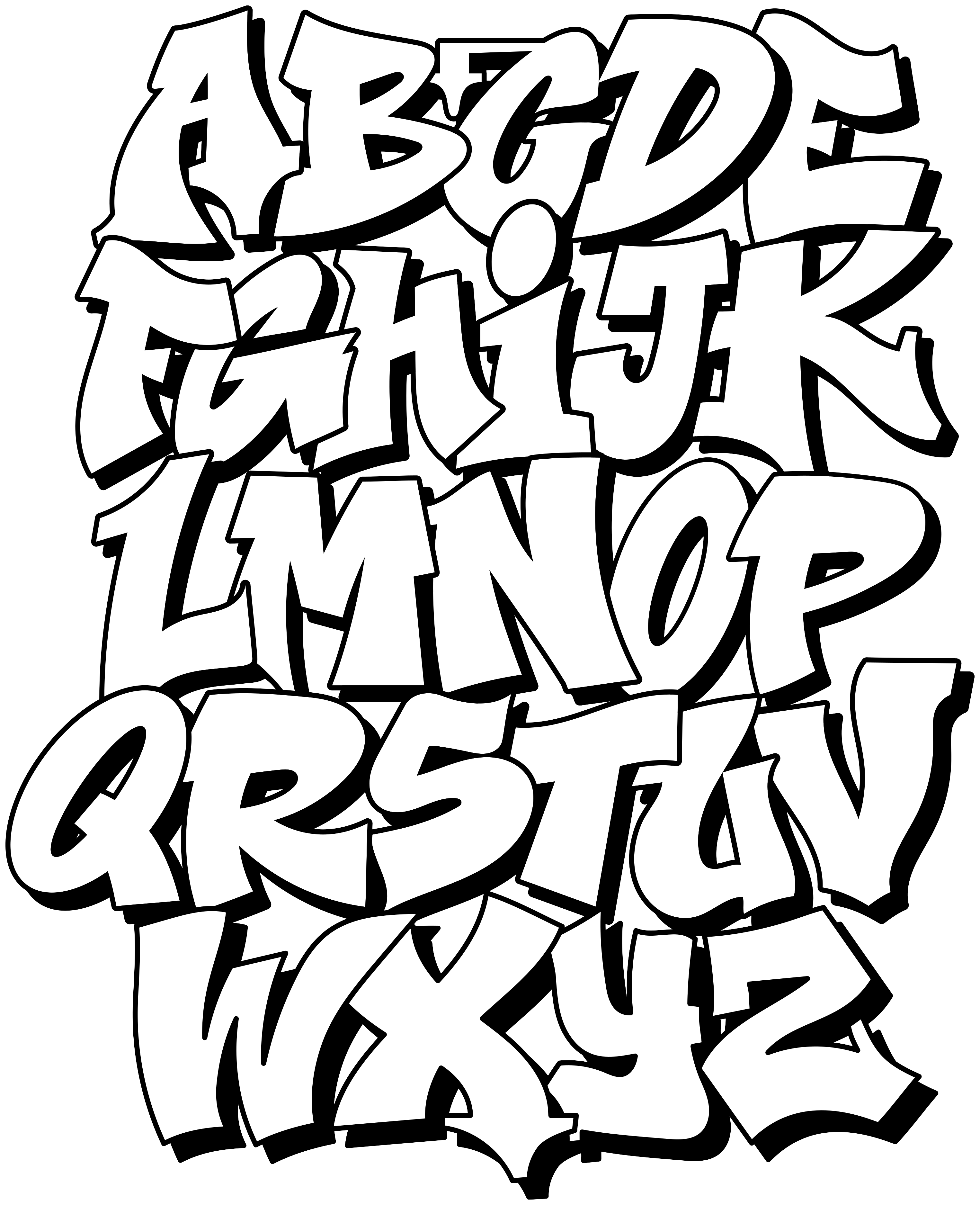 Detail Alphabet Graffiti 3d Png Nomer 13