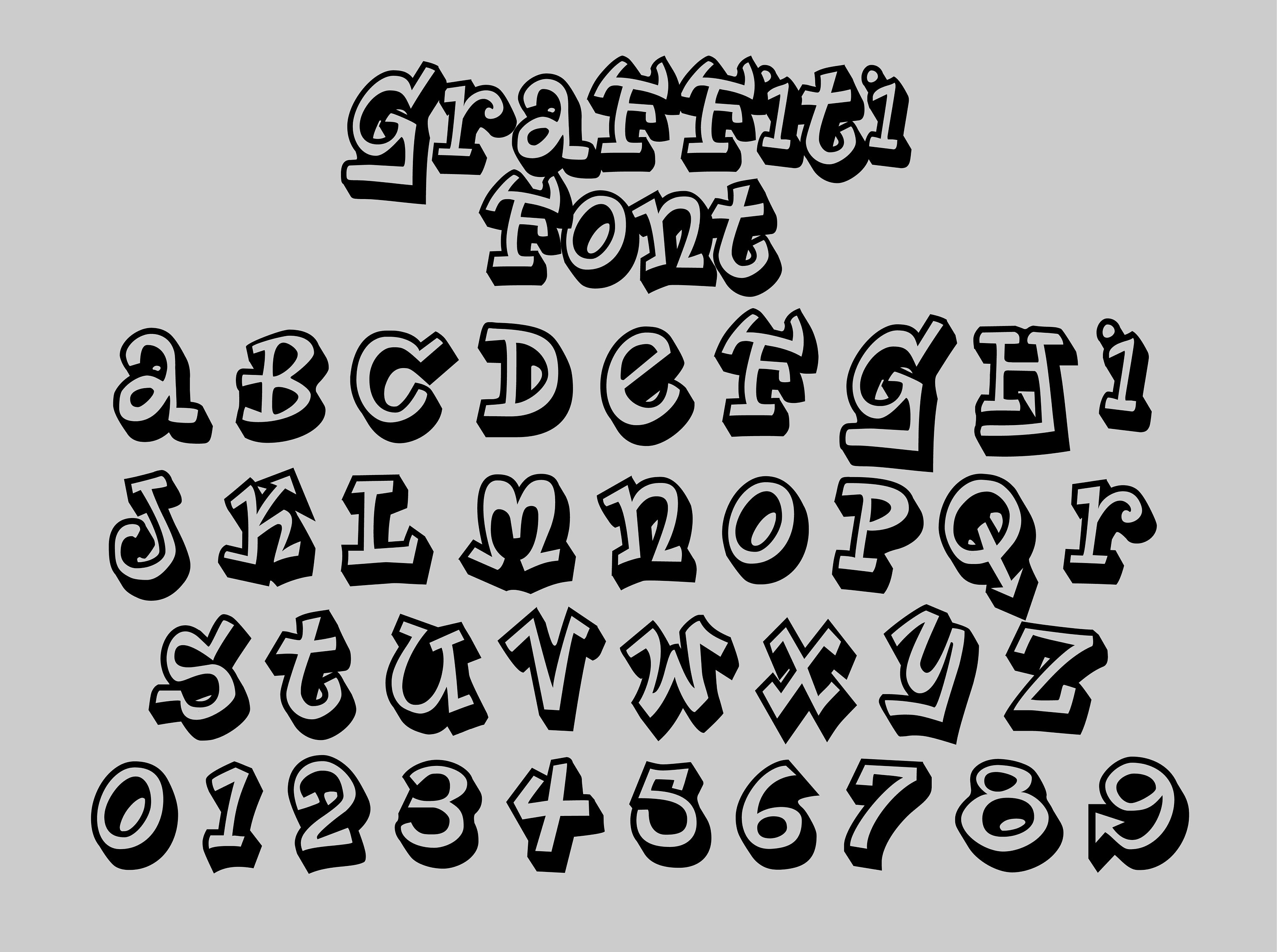 Detail Alphabet Graffiti 3d Png Nomer 3