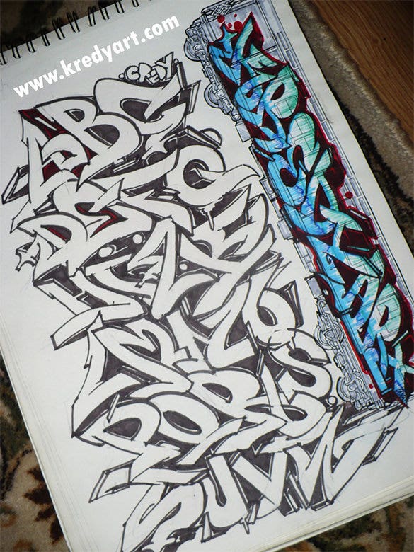 Detail Alphabet Graffiti Best Nomer 13
