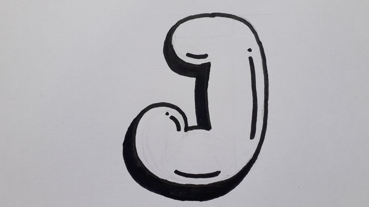Detail Alphabet Graffiti J Nomer 14