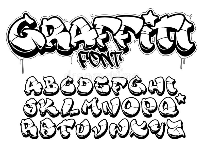 Detail Alphabet Graffiti Keren Nomer 14