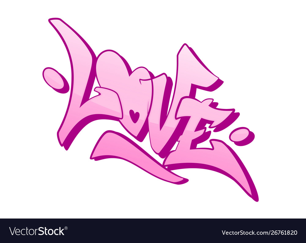Detail Alphabet Graffiti Love Nomer 18