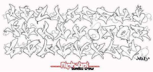 Detail Alphabet Graffiti Love Nomer 27