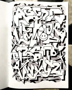 Detail Alphabet Graffiti Rumit Nomer 8