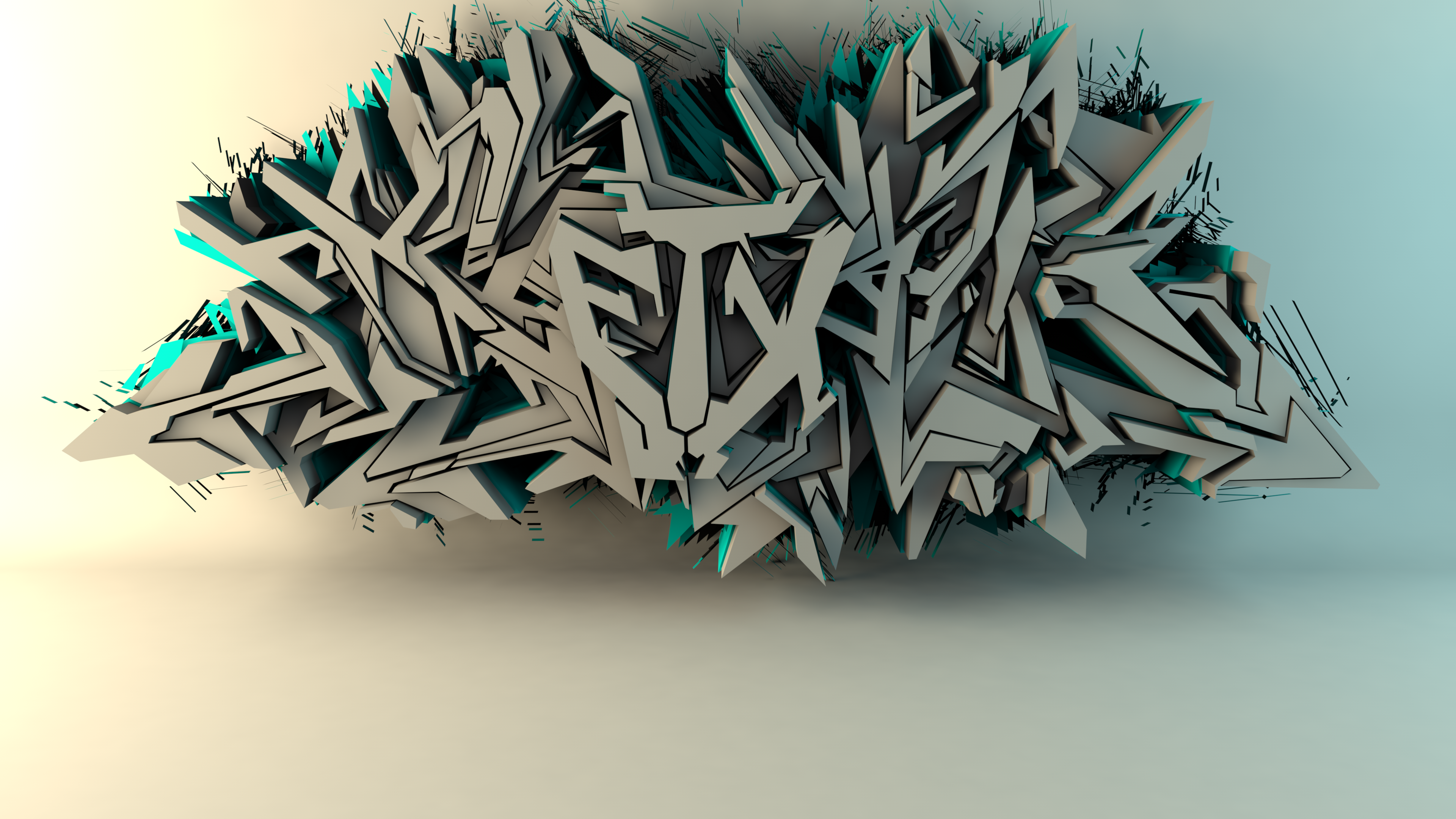 Detail Alphabet Graffiti Rumit Nomer 10