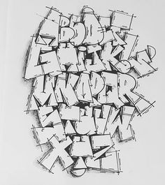 Detail Alphabet Graffiti Simple Nomer 17