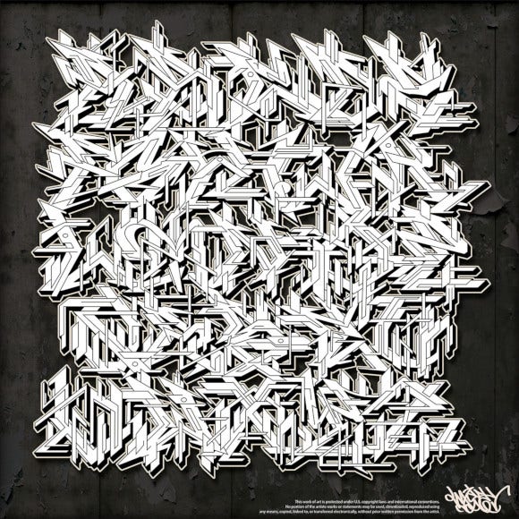 Detail Alphabet Graffiti Simple Nomer 43