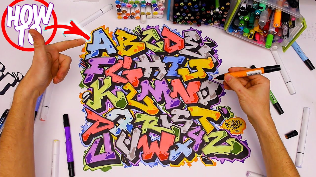 Detail Alphabet Graffiti Simple Nomer 49