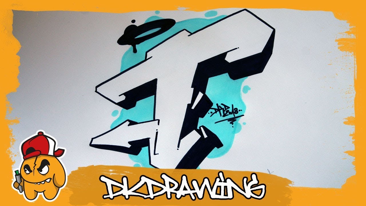 Detail Alphabet Graffiti T Nomer 2