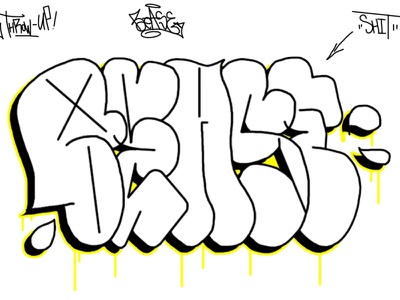 Detail Alphabet Graffiti Trhow Up Nomer 27