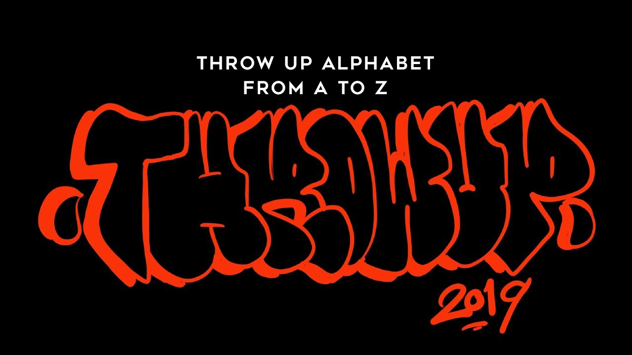 Detail Alphabet Graffiti Trhow Up Nomer 40