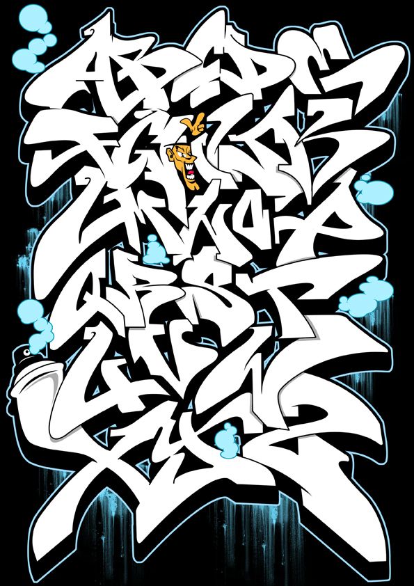 Detail Alphabet Graffiti Wildstyle Nomer 16