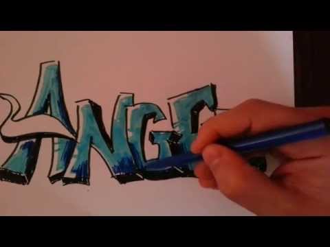 Detail Angel In Graffiti Letters Nomer 15