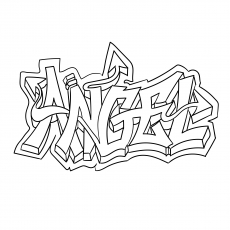 Detail Angel In Graffiti Letters Nomer 21