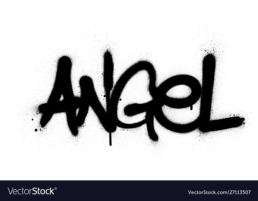 Detail Angel In Graffiti Letters Nomer 8