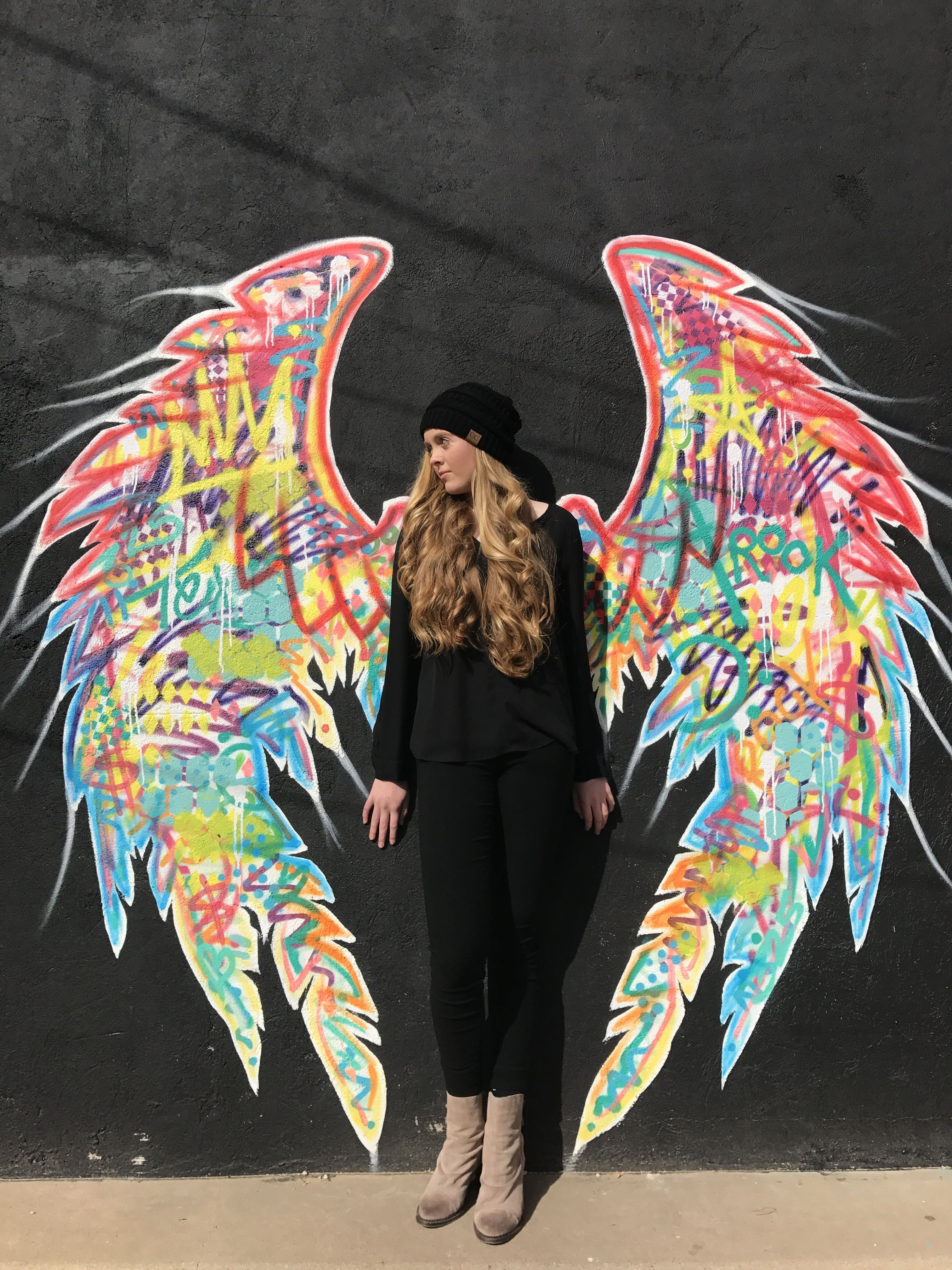 Detail Angel Wings Graffiti Nomer 2