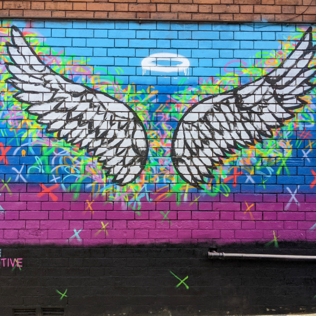 Detail Angel Wings Graffiti Nomer 24