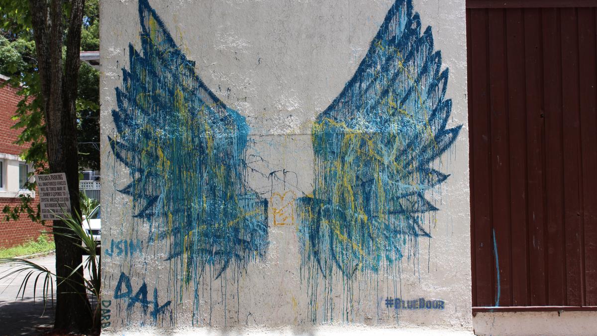 Detail Angel Wings Graffiti Nomer 27