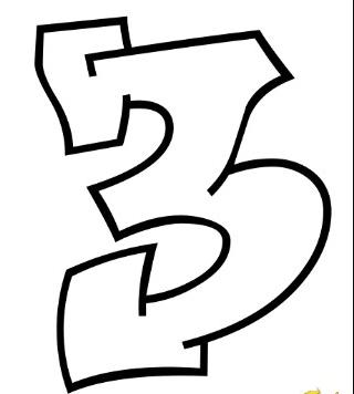 Detail Angka 7 Graffiti Nomer 9