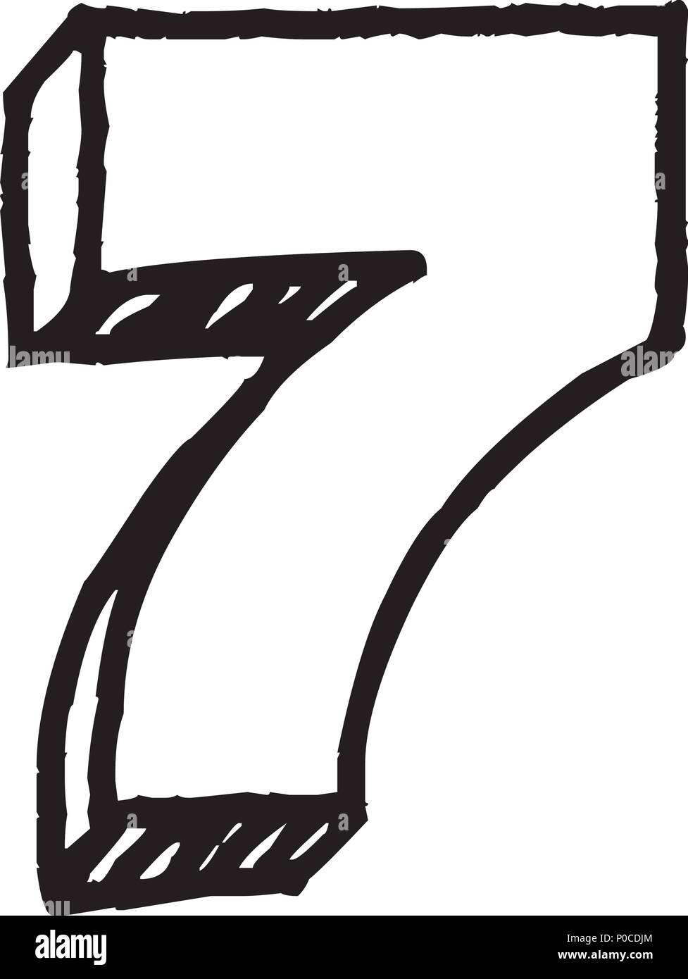 Detail Angka 7 Graffiti Nomer 22