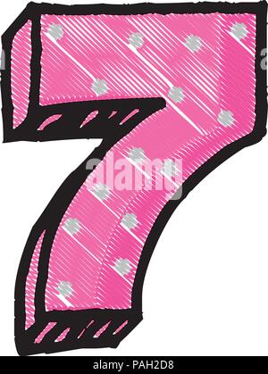 Detail Angka 7 Graffiti Nomer 31
