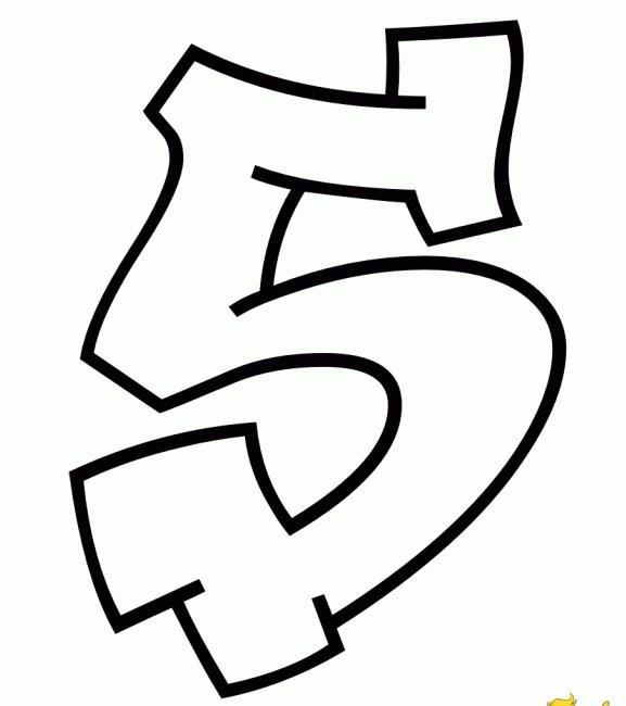 Detail Angka 7 Graffiti Nomer 5