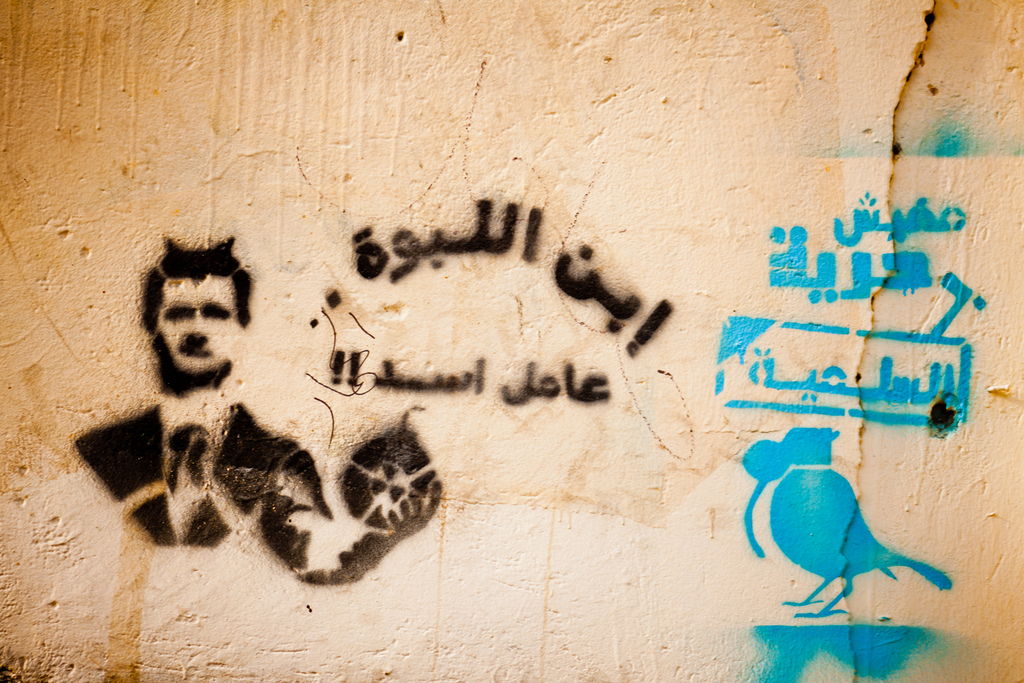 Detail Anti Regime Graffiti Syria Nomer 18