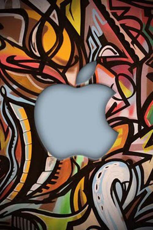 Detail Apple Wallpaper Graffiti Nomer 10