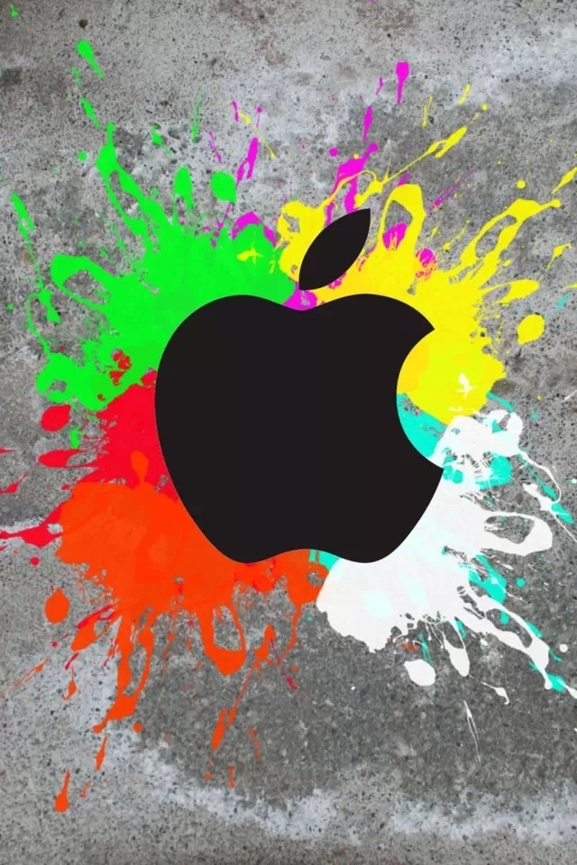 Detail Apple Wallpaper Graffiti Nomer 6