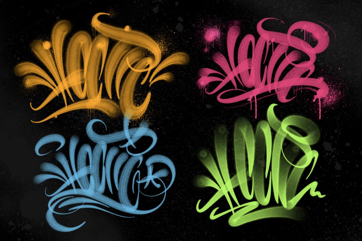 Detail Art Fat Brush Graffiti Photoshop Nomer 18