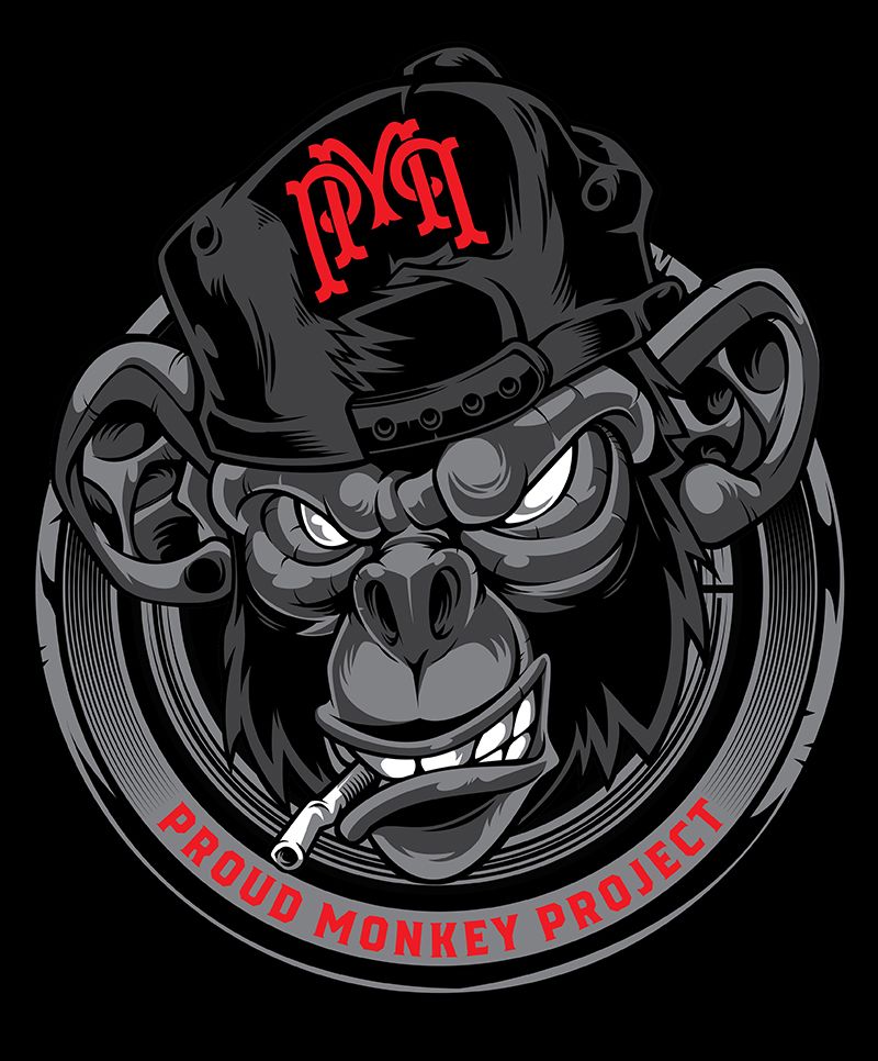 Detail Artwork Vector Graffiti Monkey Nomer 5