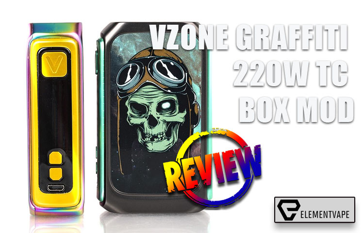 Detail Authentic Vzone Graffiti 220w Tc Box Mod Nomer 5