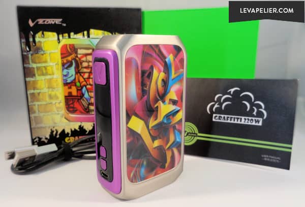 Detail Authentic Vzone Graffiti 220w Tc Box Mod Nomer 45