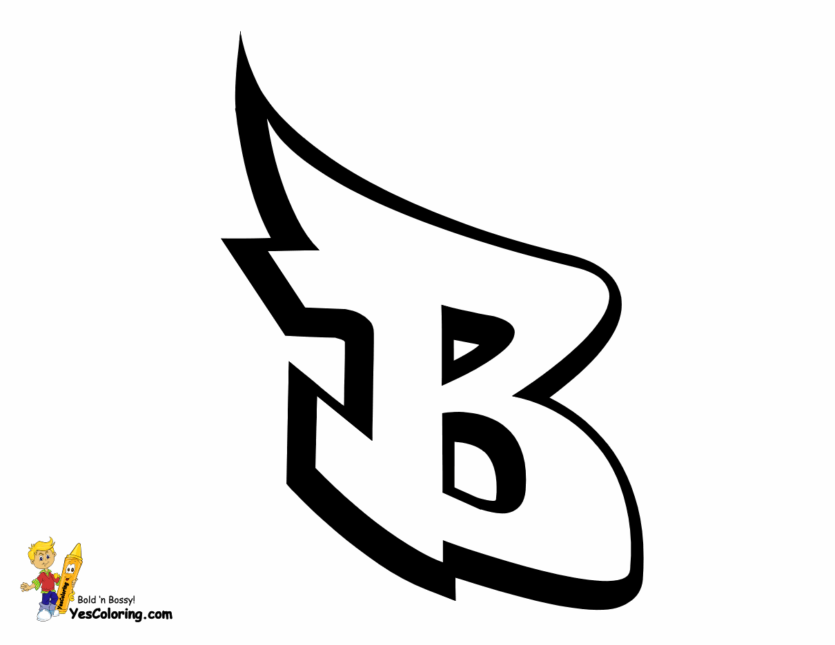Detail B Graffiti Logo Nomer 18
