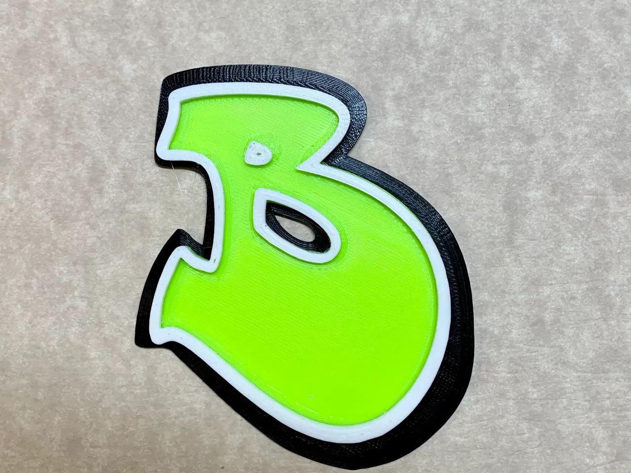 Detail B Graffiti Logo Nomer 21