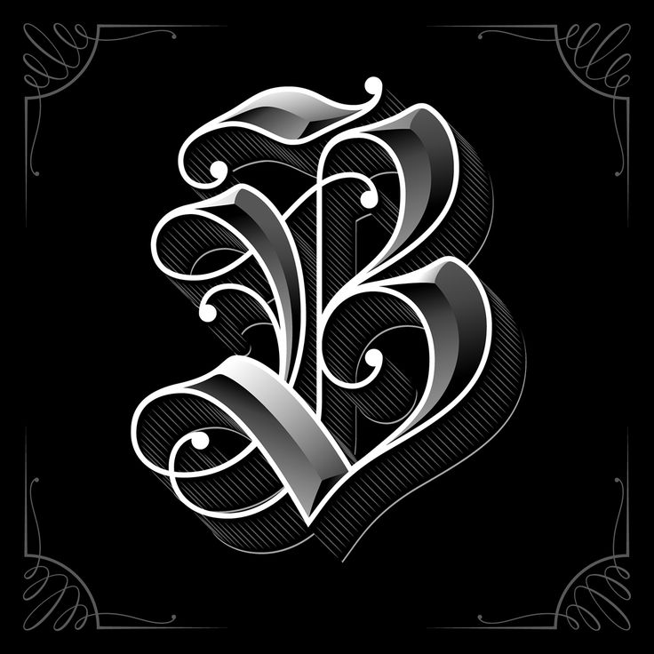 Detail B Graffiti Logo Nomer 23