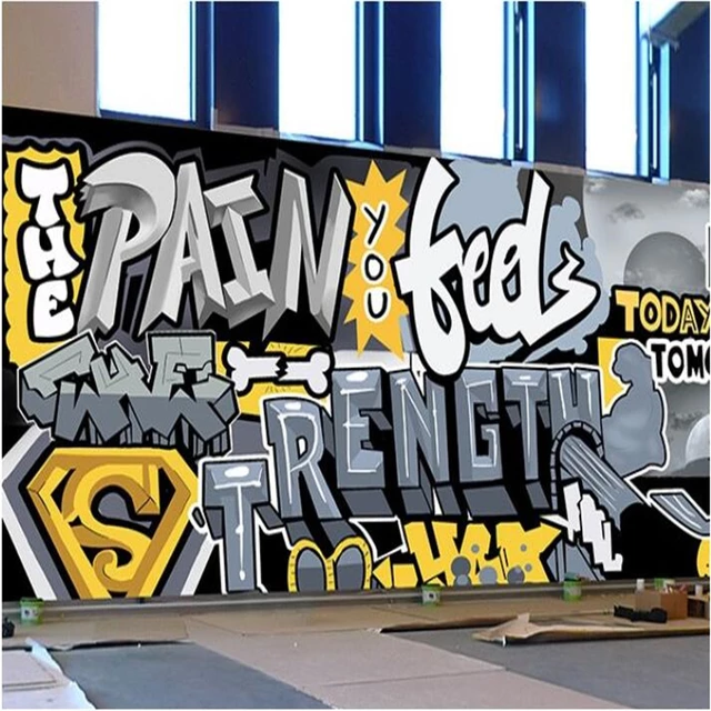 Detail Backdrop Graffiti Klub Kebugaran Nomer 10