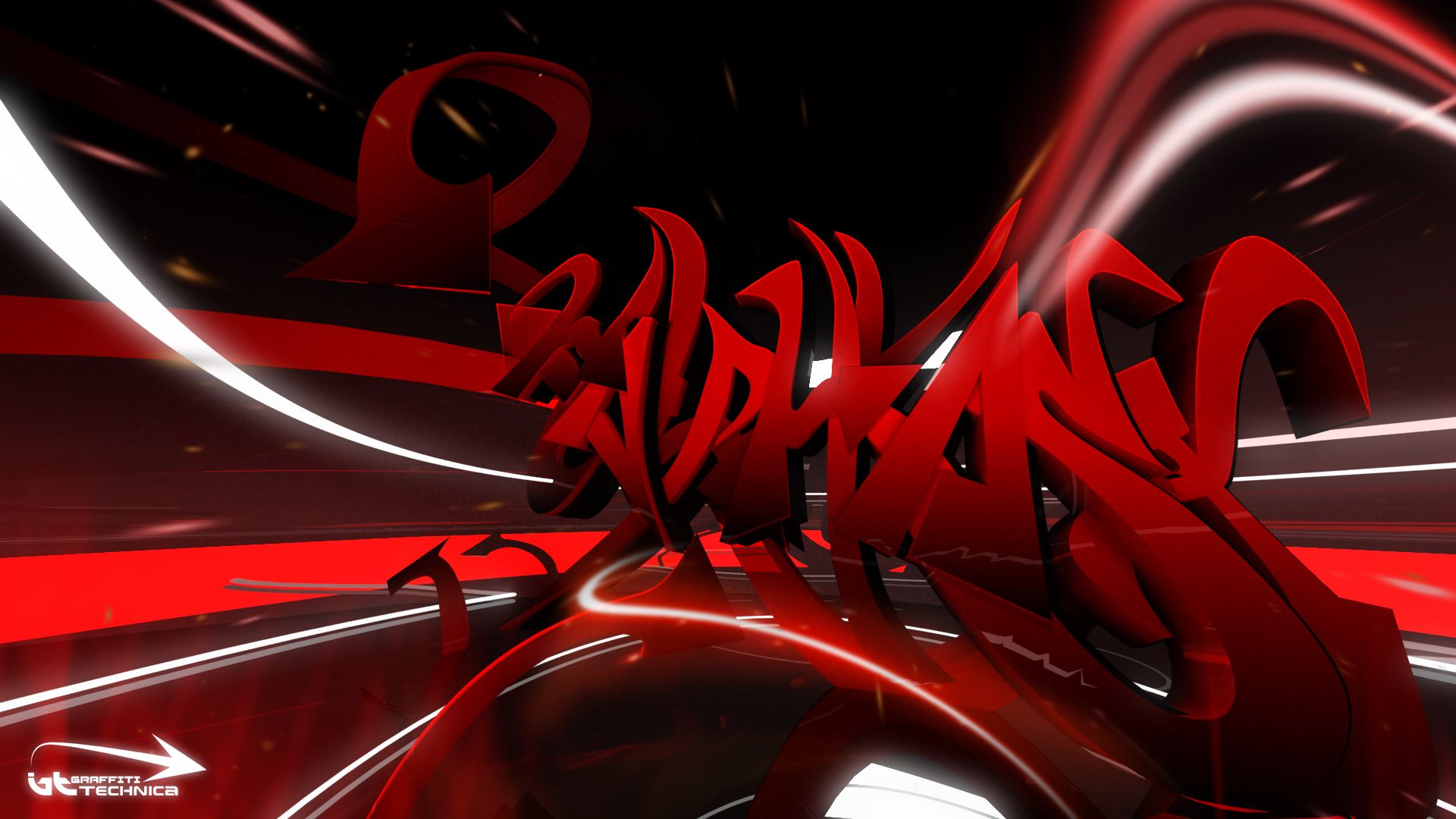 Detail Background 3d Graffiti Hd Nomer 10