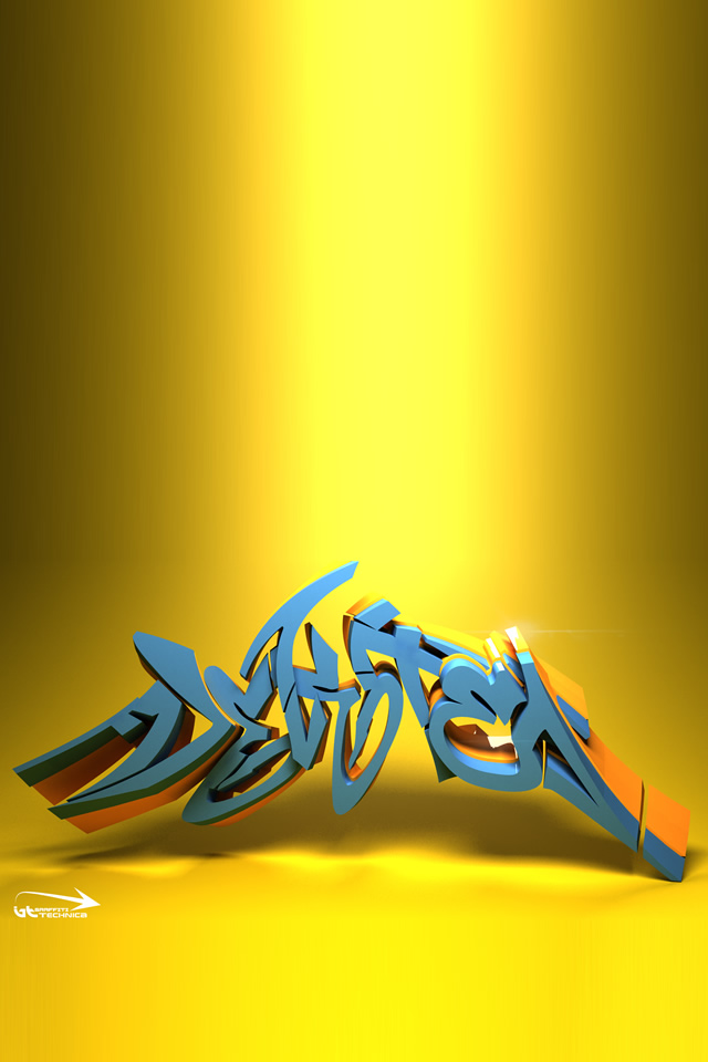 Detail Background 3d Graffiti Hd Nomer 6