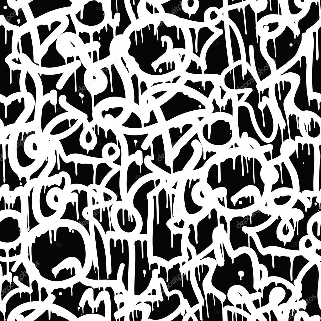 Detail Background Graffiti Hitam Putih Vector Nomer 27