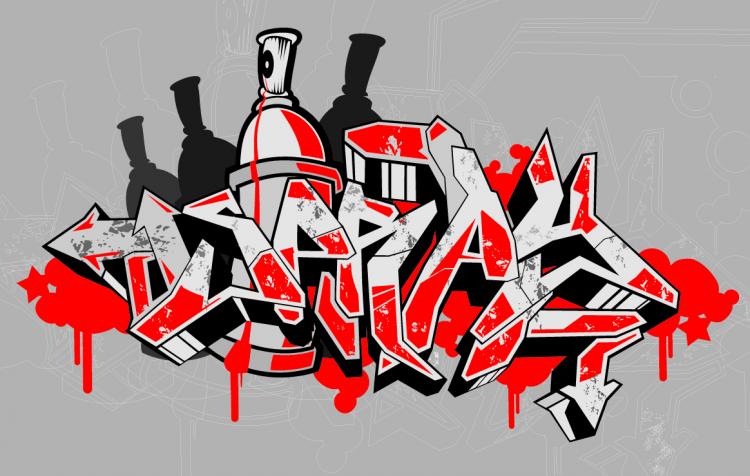 Detail Background Graffiti Hitam Putih Vector Nomer 28