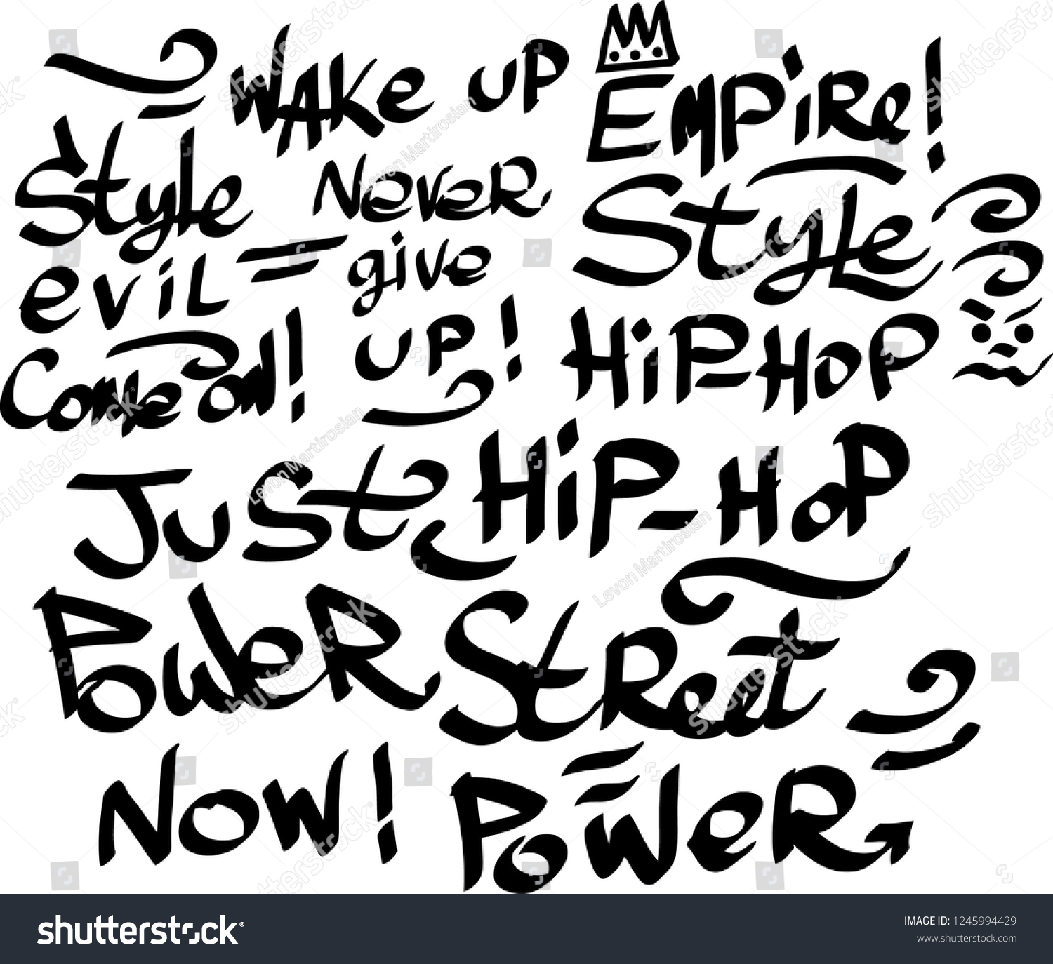 Detail Background Graffiti Hitam Putih Vector Nomer 30